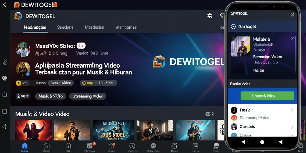 Antarmuka aplikasi DEWITOGEL yang intuitif dan menarik.