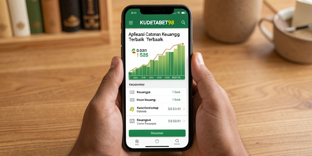 Tampilan antarmuka pengguna KUDETABET98 yang sederhana dan informatif.