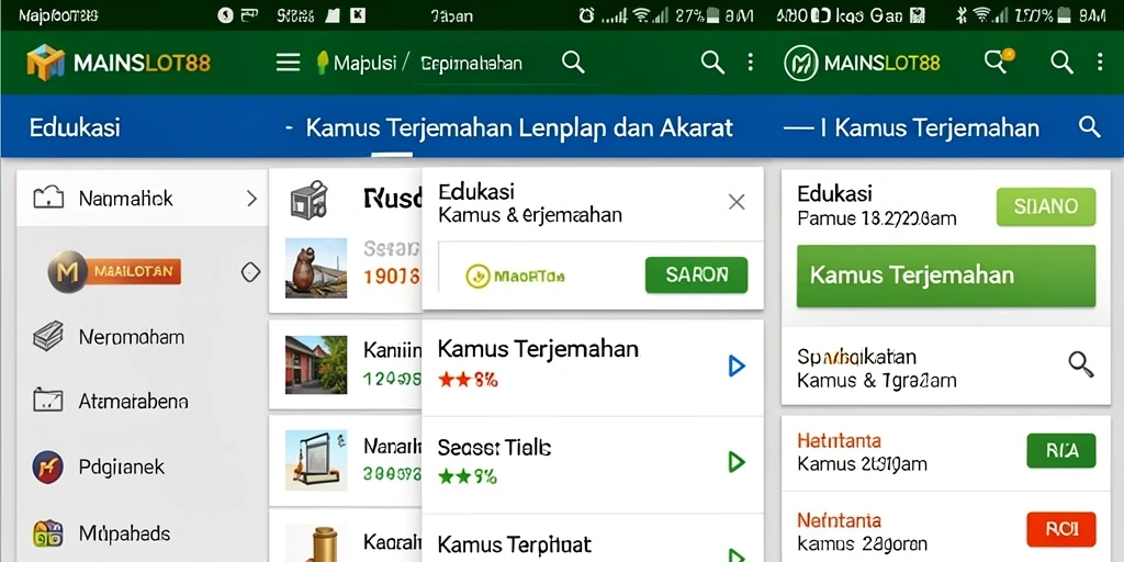 Tampilan antarmuka MAINSLOT88 yang sederhana dan fungsional.