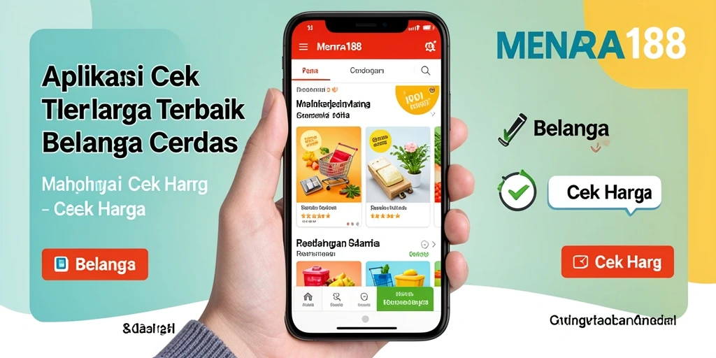 Antarmuka MENARA188 yang sederhana dan fungsional untuk Cek Harga.